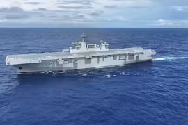 Trung Quốc cấp tốc biên chế tàu đổ bộ tấn công Type 075 thứ 4