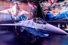 Nga trình diễn tiêm kích Su-75 Checkmate không người lái với thiết kế mới