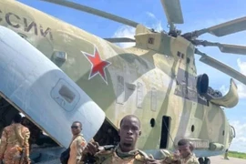 Trực thăng khổng lồ Mi-26 của Nga bất ngờ hiện diện tại Mali