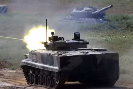 Xe chiến đấu bộ binh BMP-3 bắt đầu được sử dụng như 'pháo xung kích'