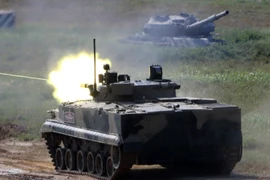 Xe chiến đấu bộ binh BMP-3 bắt đầu được sử dụng như 'pháo xung kích'