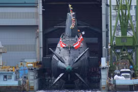 Tàu ngầm phi hạt nhân tối tân Nhật Bản vừa hạ thủy vượt xa tàu Nga - Trung Quốc