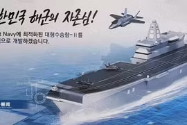 [ẢNH] Hàn Quốc "đặt cược" vào hàng không mẫu hạm thế hệ mới
