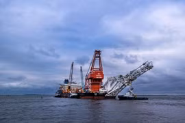 [ẢNH] Nord Stream 2 gần như hoàn thành, khối lượng công việc còn lại thấp không ngờ