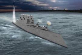 Khu trục hạm Zumwalt sắp có tên lửa siêu thanh mạnh ngang Zircon