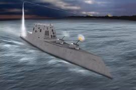 Khu trục hạm Zumwalt sắp có tên lửa siêu thanh mạnh ngang Zircon