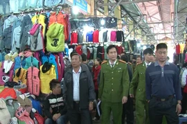 Kiểm tra công tác PCCC tại chợ Nành, xã Ninh Hiệp