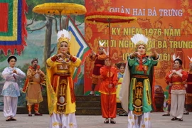 Tưng bừng lễ kỷ niệm khởi nghĩa Hai Bà Trưng 