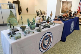 Mỹ trả lại cho Italia loạt hiện vật thu được từ tỷ phú mê đồ cổ