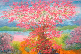 Hoa bên thềm xuân