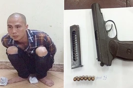 Phát hiện đối tượng mang theo súng K59 và 6 viên đạn