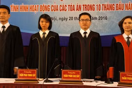 Thẩm phán sẽ mang diện mạo mới khi xét xử