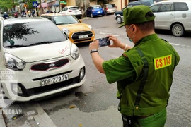 Công an quận Hai Bà Trưng (Hà Nội) ra quân đảm bảo ATGT, TTĐT