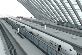 Hạ cánh, máy bay biến thành tàu hỏa 