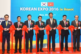 Sôi động triển lãm giao thương Hàn Quốc tại Hà Nội