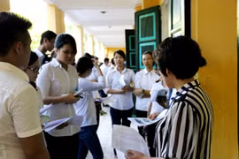 3 môn thi từ 15 điểm trở lên thí sinh mới được xét tuyển ĐH