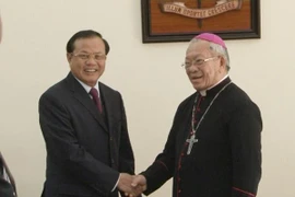 Bí thư Thành uỷ Hà Nội Phạm Quang Nghị chúc mừng Giáng sinh đồng bào công giáo 