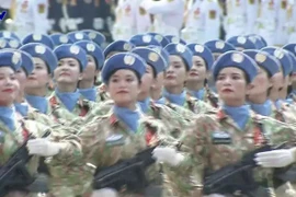 Cận cảnh Khối nữ lực lượng gìn giữ hòa bình Liên hiệp quốc QĐND Việt Nam