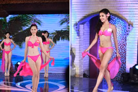 Chung khảo miền Bắc Hoa hậu Việt Nam 2014: Nóng bỏng phần thi bikini