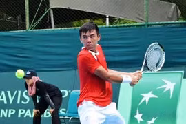 Toàn thua Thái Lan, quần vợt Việt Nam sớm bị loại khỏi Davis Cup