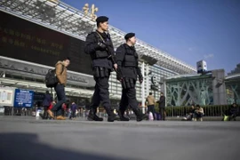 Cảnh sát Bắc Kinh tăng cường bảo vệ quảng trường Thiên An Môn