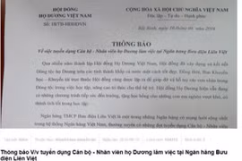 LienVietPostBank ưu tiên tuyển con cháu dòng họ Dương