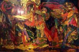 Bức tranh về hội họa Việt Nam hiện đại