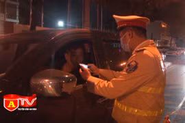Tăng cường xử lý vi phạm nồng độ cồn sau Tết