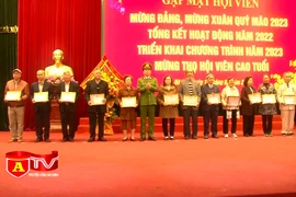 Câu lạc bộ sĩ quan hưu trí Công an Hà Nội gặp mặt hội viên đầu xuân