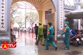 Đấu tranh với các loại tội phạm tại các lễ hội và điểm thờ tự đầu năm
