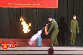 Nâng cao nghiệp vụ cho lực lượng chữa cháy tại chỗ