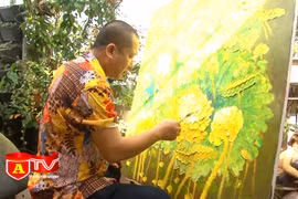 Họa sĩ Vũ Tuyên và cơ duyên thiền định với hoa sen 