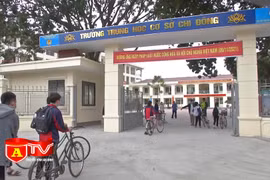 Học sinh lớp 9 ngoại thành Hà Nội vui mừng phấn khởi trở lại trường