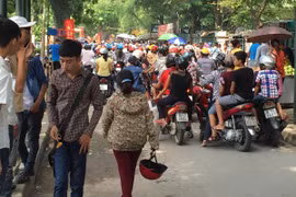 Đông đúc nhưng không lộn xộn, ùn tắc