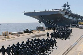 Tàu đổ bộ tấn công số 1 thế giới LHA-6 America gia nhập hải quân Mỹ