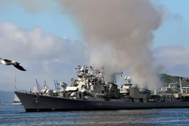 Nga, Ấn khai mạc diễn tập hải quân Indra-2014 trên biển Nhật Bản 