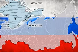 Hiệp hội địa lý quốc gia Mỹ vẽ bản đồ Nga có Crimea