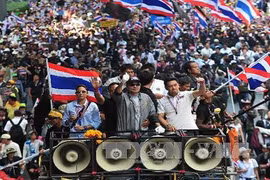 Thái Lan: 89 khu vực bầu cử sớm bị người biểu tình phong tỏa