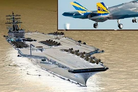 Siêu tiêm kích F-35C chuẩn bị thử nghiệm trên tàu sân bay