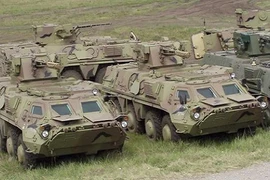 Vệ binh quốc gia Ukraine được trang bị loạt thiết giáp BTR mới