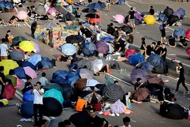 56 người bị thương, 89 người bị bắt trong cuộc biểu tình tại Hong Kong