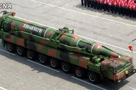 Triều Tiên di chuyển tên lửa đạn đạo KN-08 có thể tấn công lục địa Mỹ?