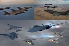 Cuộc chiến khốc liệt của các siêu chiến đấu cơ Âu-Mỹ