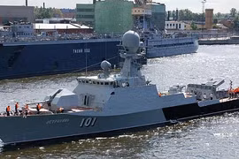 Nga biên chế tàu hộ tống tên lửa Kaliber cho Hạm đội Caspian