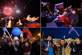 Kết quả vừa công bố, toàn dân Crimea đổ ra đường ăn mừng