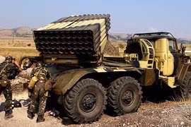 Dân quân Lugansk chiếm một hệ thống tên lửa đa nòng Grad 