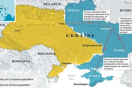 Tổng thống Viktor Yanukovych đã lên tàu ngầm sang Nga?