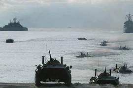 Hải quân đánh bộ Nga diễn tập đột xuất