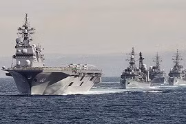 3 chiến hạm khủng của Nhật đến Philippines, cứu trợ