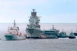 Tàu sân bay INS Vikramaditya lên đường về Ấn Độ